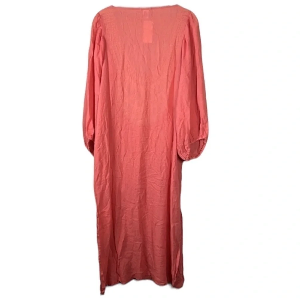 Eberjey Summer Of Love Indra Crochet Swim Cover Up Maxi Dress Size S/M